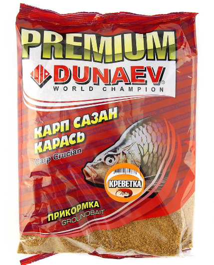 Прикормка Карп-Сазан Dunaev (Дунаев) - Premium Carp, 1 кг